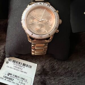 Coach Women's Rose Gold Chronograph Watch